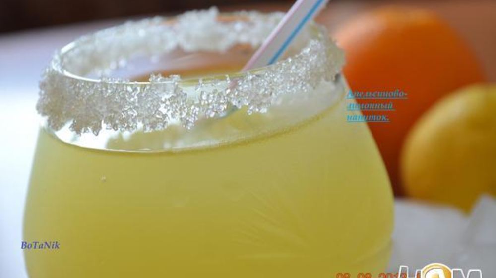 Как приготовить апельсиново-лимонный напиток