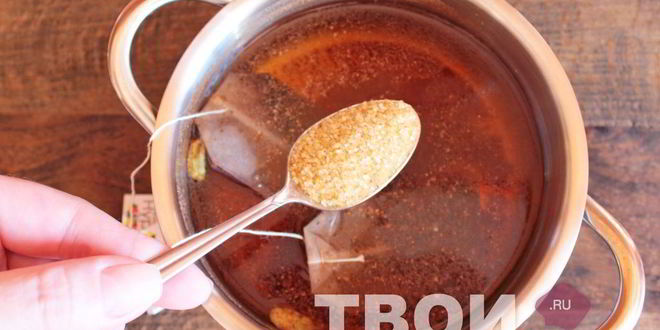 Рецепт чая латте