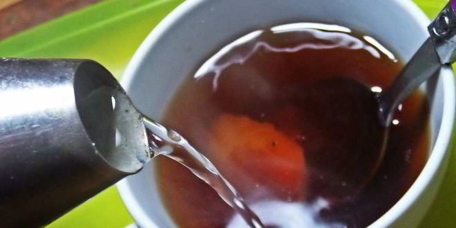 Рецепт чая пуэр с цитрусами и бальзамом