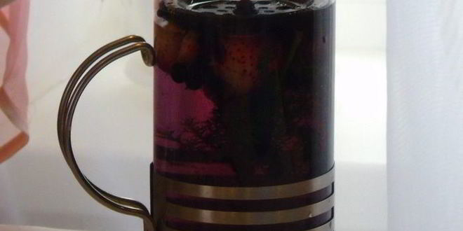 Рецепт клубнично-смородинового чай с фенхелем