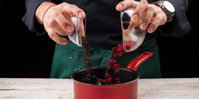 Рецепт клюквенного чая с мятой