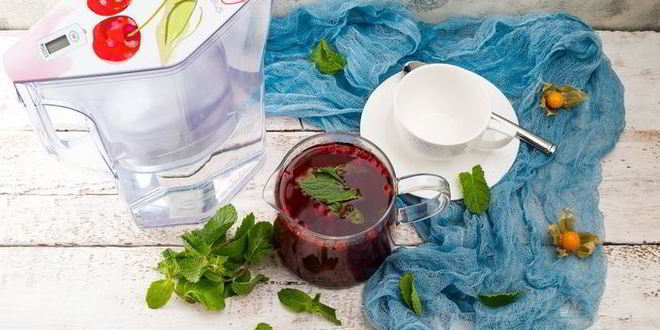 Рецепт клюквенного чая с мятой