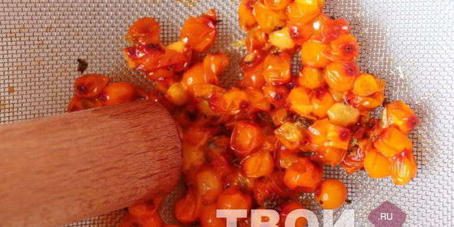 Рецепт облепихового чая