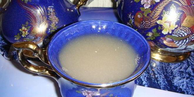 Рецепт согревающего пряного чая с хурмой