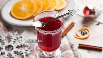 Рецепт Безалкогольного ягодного глинтвейна
