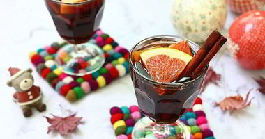 Рецепт Глинтвейна с грейпфрутом и яблоком