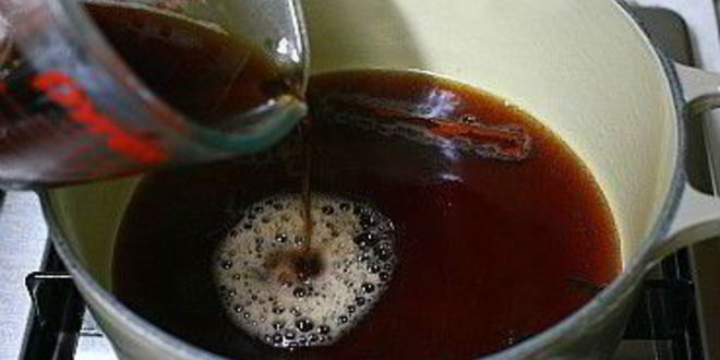 Рецепт глинтвейна с грейпфрутом и яблоком