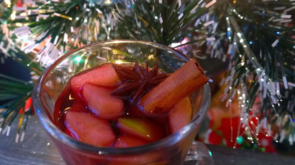 Как приготовить глинтвейн вишневый бурбон