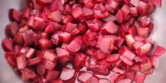 Рецепт киселя из ревеня