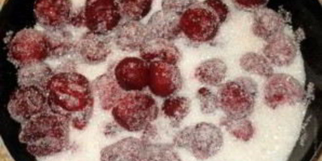 Рецепт киселя из вишни