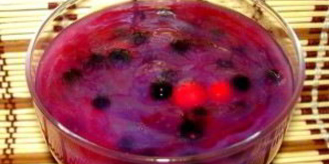 Рецепт киселя плодово-ягодный