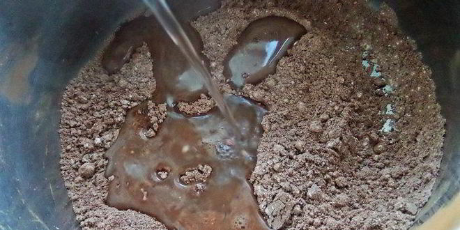 Рецепт шоколадна-овсяного кисель