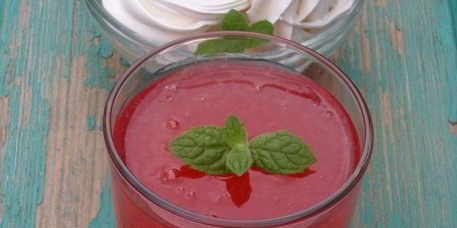 Рецепт сливового киселя