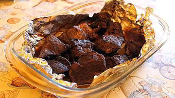 Рецепт Говядины, запеченной в кофе