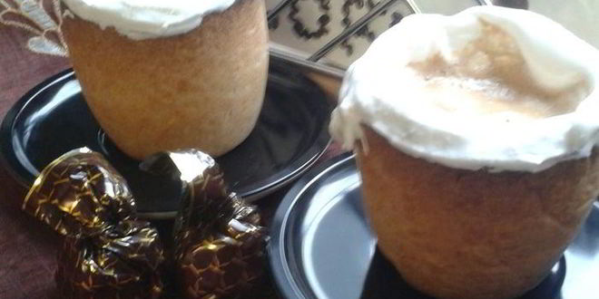 Рецепт имбирного кофе в съедобной кружке