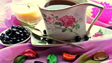 Рецепт Кофе с черникой