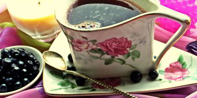 Рецепт кофе с черникой