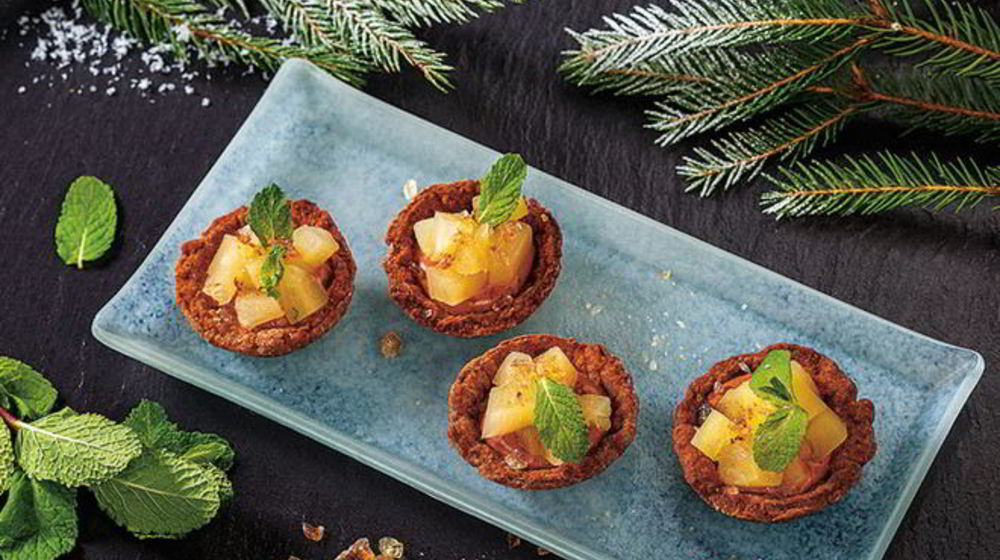 Как приготовить корзиночки с кофе и ананасами