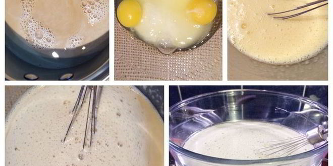 Рецепт наполеона с горьким шоколадом, кофе и миндальной пастой