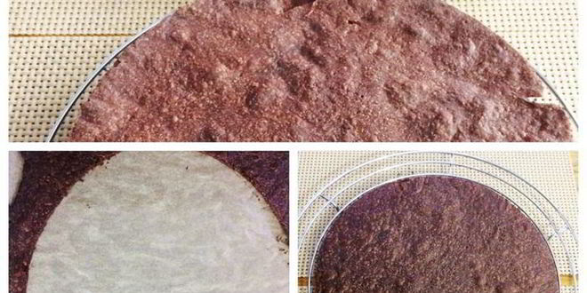 Рецепт наполеона с горьким шоколадом, кофе и миндальной пастой