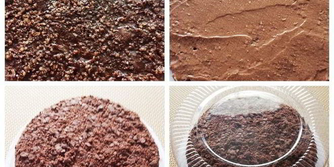 Рецепт наполеона с горьким шоколадом, кофе и миндальной пастой