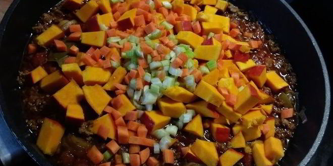 Рецепт тыквенного чили с кофе