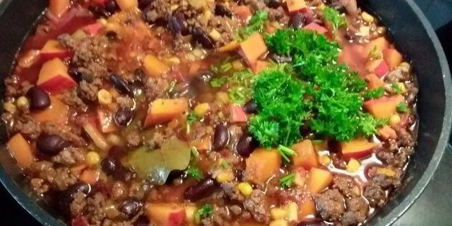 Рецепт тыквенного чили с кофе