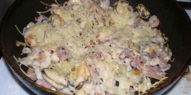Рецепт коктейля морского жареного с сыром