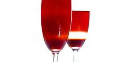 Рецепт Шампанского с джином и клюквой