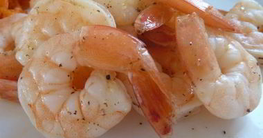 Рецепт Жареных креветок с текилой