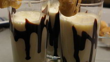 Рецепт Алкогольного молочно-банановый коктейль Бананарама