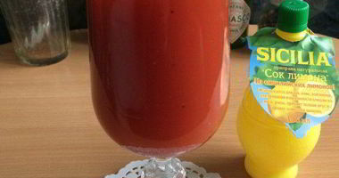 Рецепт Коктейля Кровавого бык