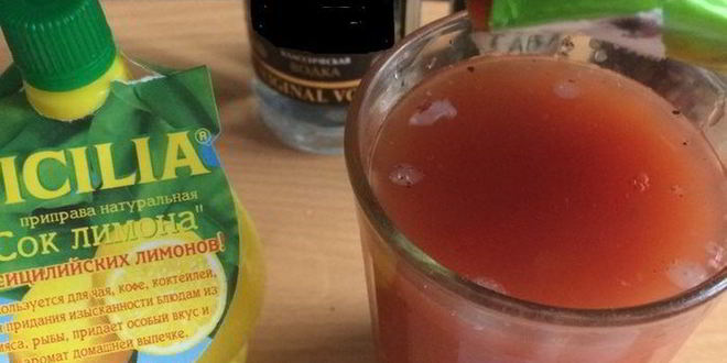 Рецепт коктейля кровавого бык