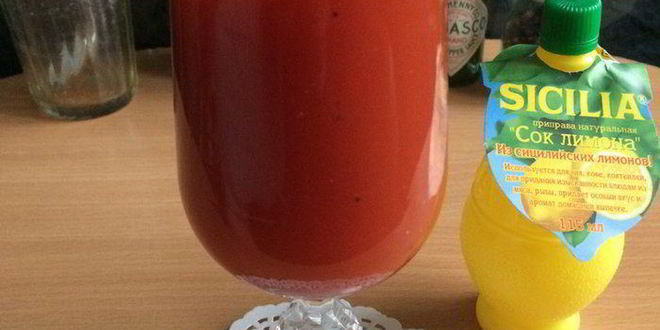 Рецепт коктейля кровавого бык