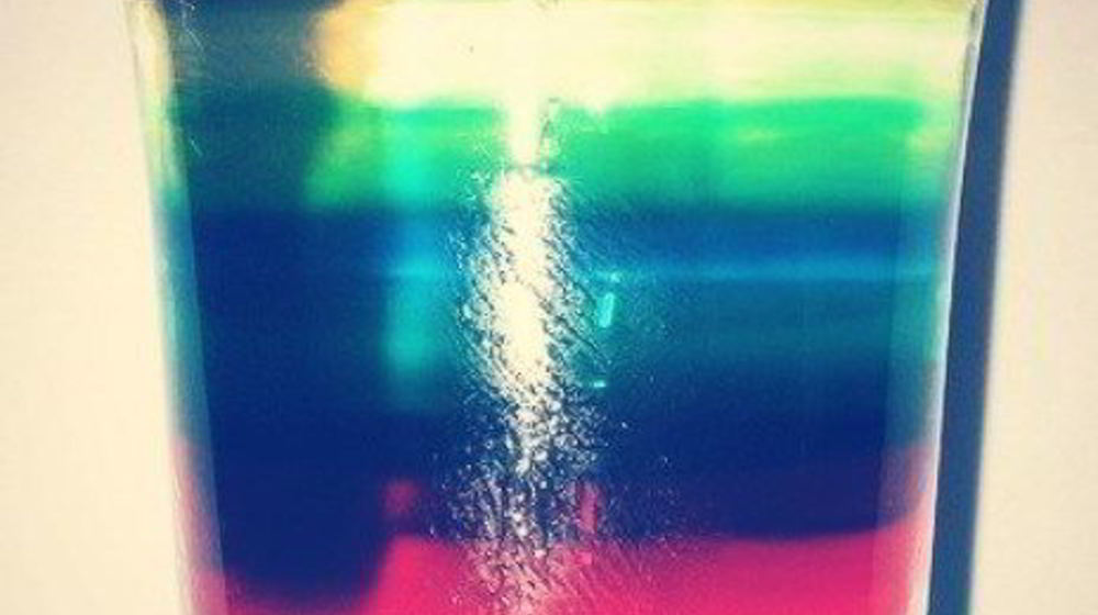 Как приготовить коктейль радуга