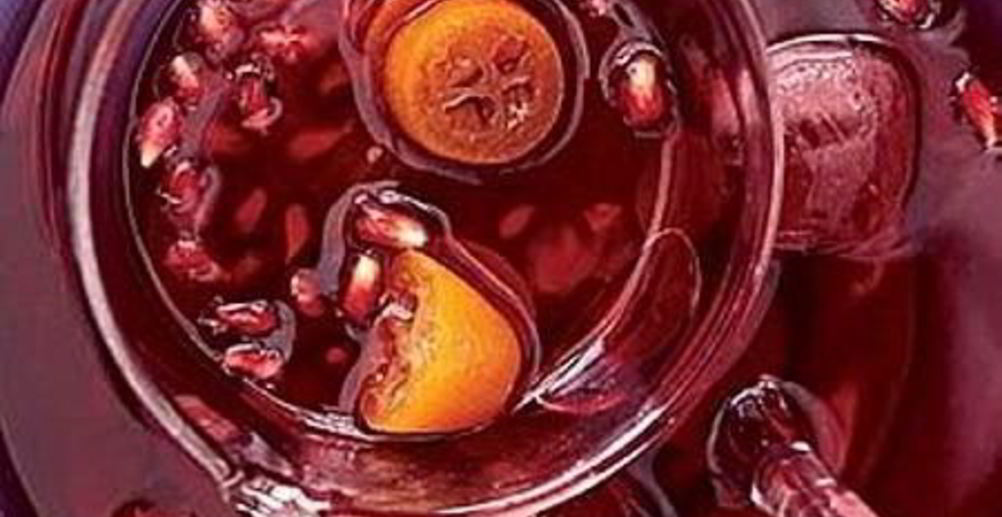 Рецепт молочный рис с кардамоном и гранатом