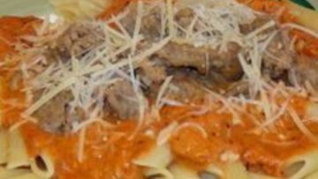 Рецепт Пасты пенне с водкой