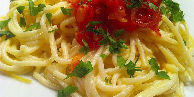 Рецепт спагетти с водкой