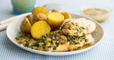 Рецепт Куриной грудки, пошированной в квасе