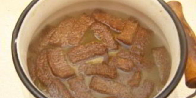 Рецепт кваса из черного хлеба