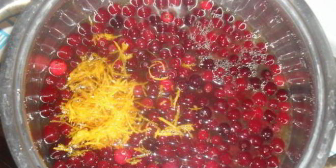 Рецепт клюквенно-апельсинового ликер