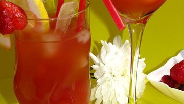 Рецепт Имбирно-клубничного лимонад