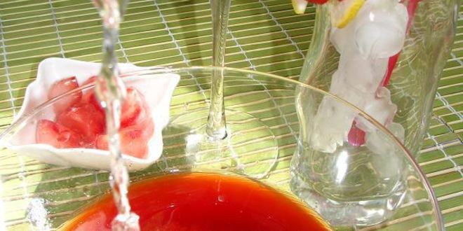 Рецепт имбирно-клубничного лимонад