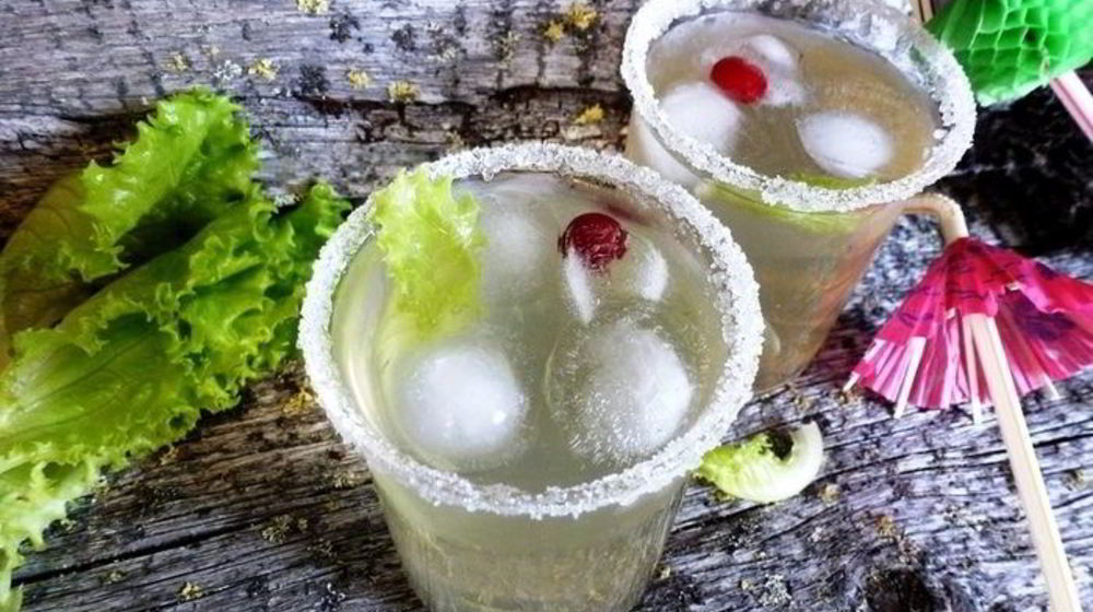 Как приготовить лимонад свежесть из листьев салата