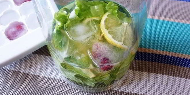 Рецепт лимонада свежесть из листьев салата