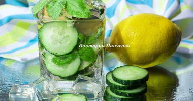 Рецепт Лимонно-огуречного лимонад с базиликом