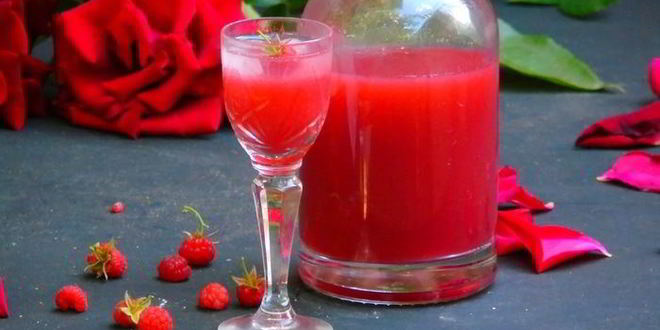 Рецепт малинового лимонада роза марокко
