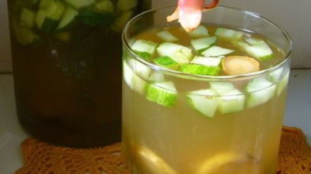 Как приготовить огуречно-имбирный лимонад