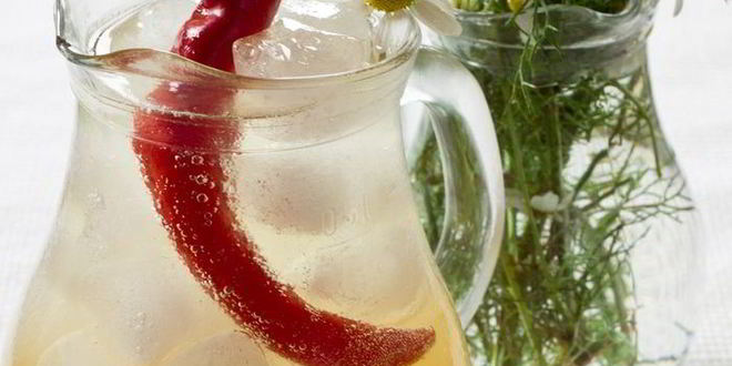 Рецепт ромашкового лимонада с чили