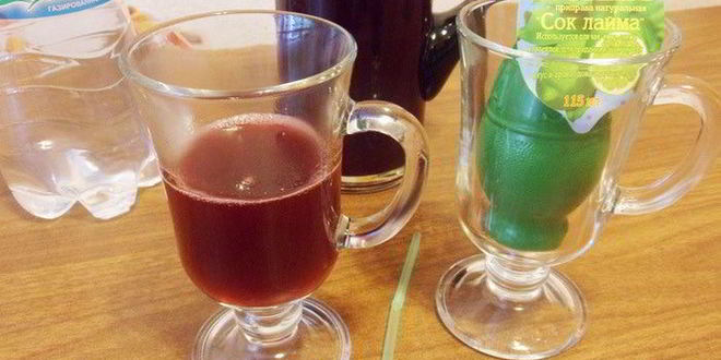 Рецепт вишневого лимонада с лаймом